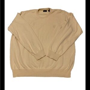IZOD Men’s Pullover Sweater Crew Neck Yellow Size XL